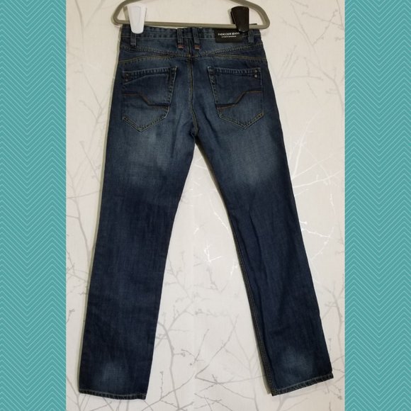 Indicode Dark Wash Mid Rise Straight Leg Jeans - Picture 7 of 7